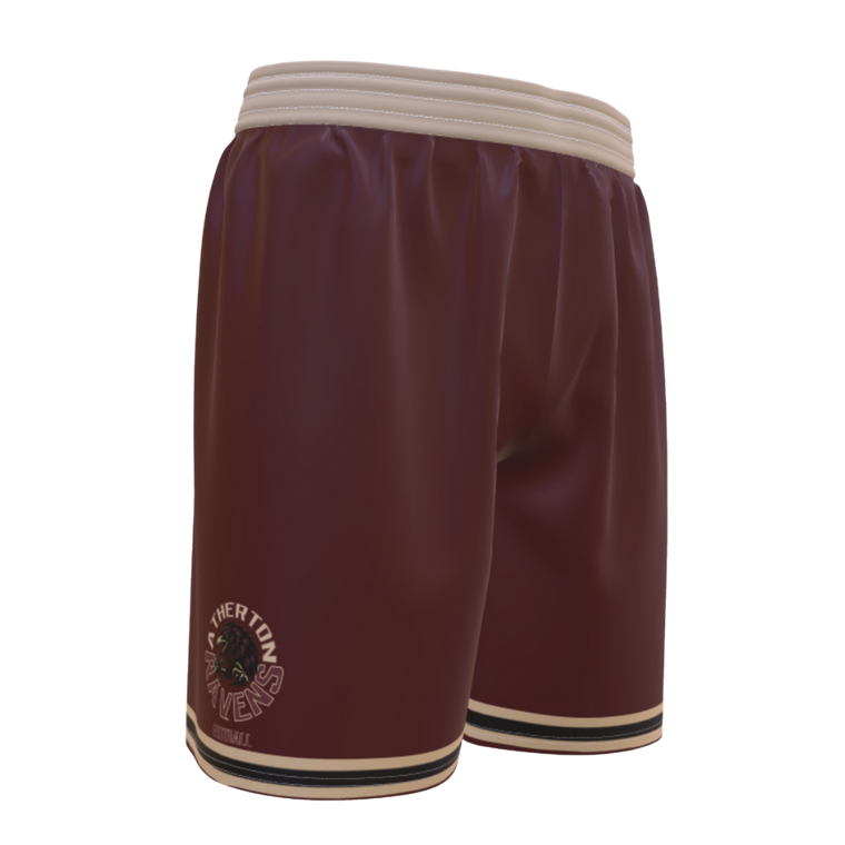 Example design on basketball shorts