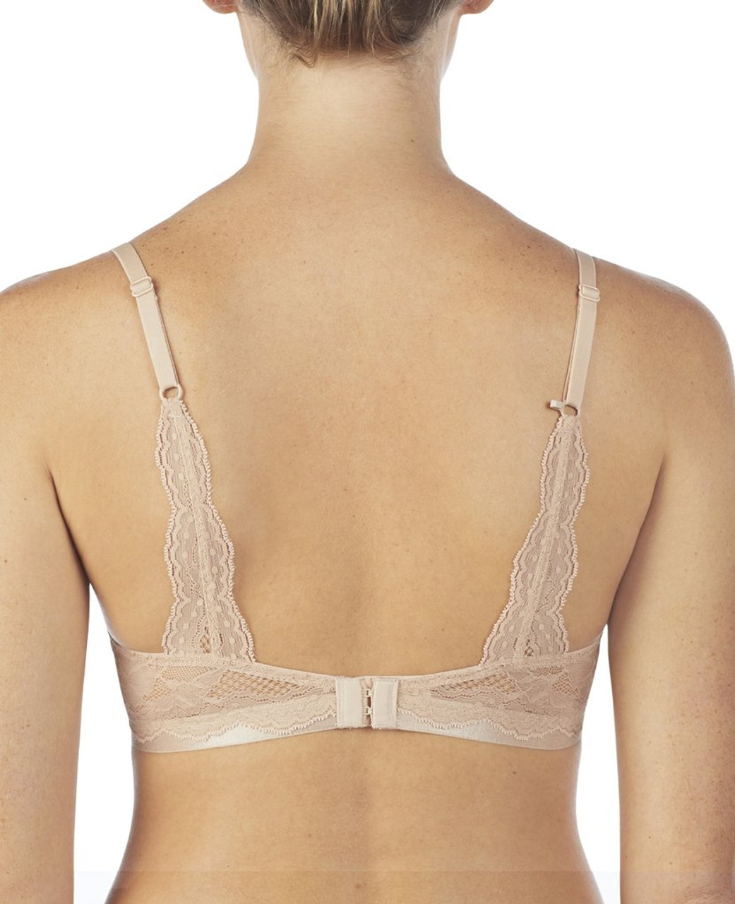 Beautifully Basic Lace Back Plunge Bra