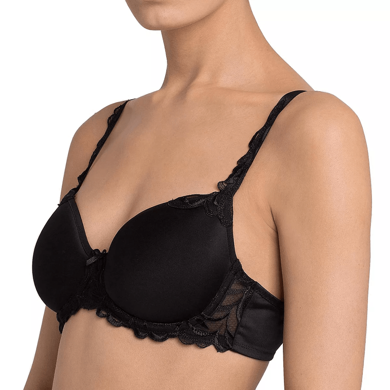 Triumph Modern Finesse W01 Underwired Wide Strap Full Cup Bra Black 34D :  : Clothing, Shoes & Accessories