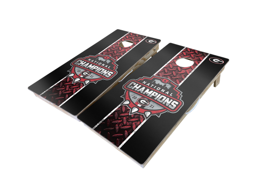 University of Georgia 2021 National Championship 1 Cornhole Board Set