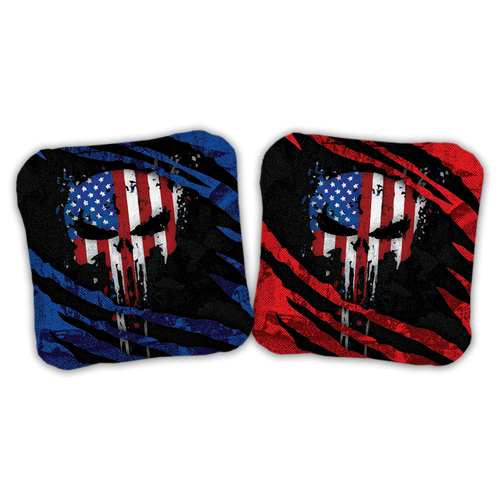 Punisher Skull Stick & Slide Toss Bags (Set of 8)