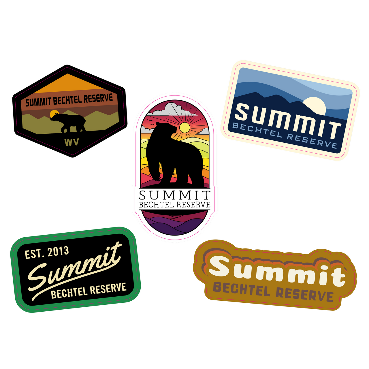 Summit Stickers - Garden Ground Outfitters