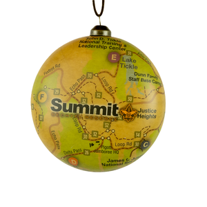 Summit Map Ornament