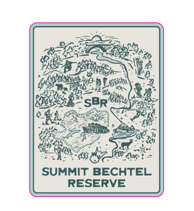 Illustrated Map Sticker