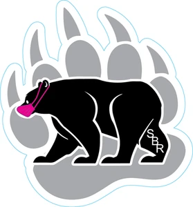 Masked Bear/Paw Sticker