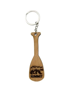 Wood Paddle Keychain