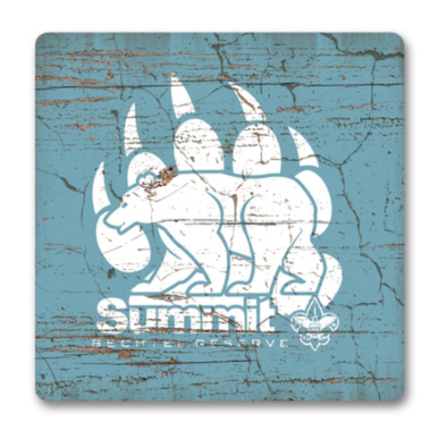 Bear Paw Wooden Magnet