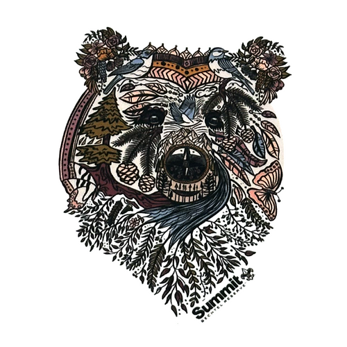 Boho Bear Sticker