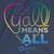 Y'all Means All  (Ladies Navy Tee)