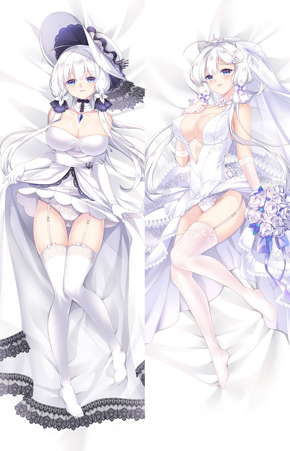 Illustrious (Azur Lane) Dakimakura Body Pillow Cover