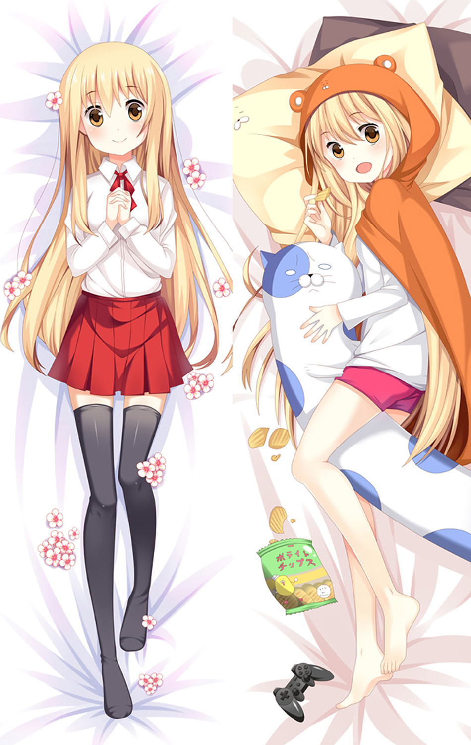 Umaru Doma (Himouto Umaru-chan) Dakimakura Body Pillow Cover