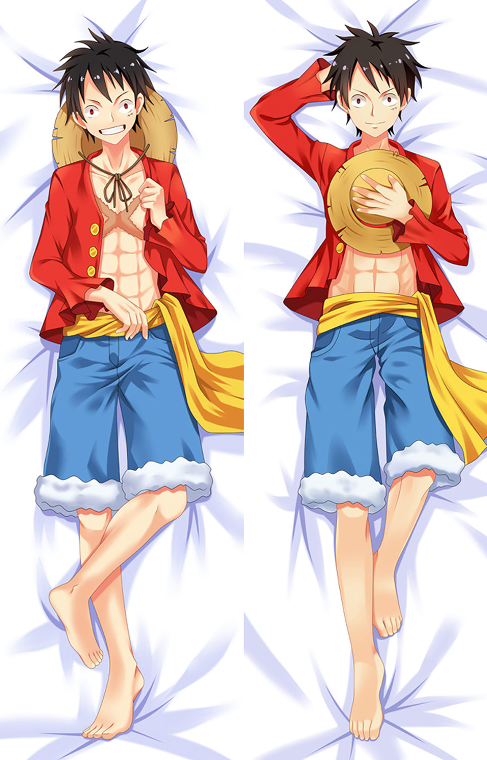 Monkey D. Luffy (One Piece) Dakimakura Body Pillow Cover