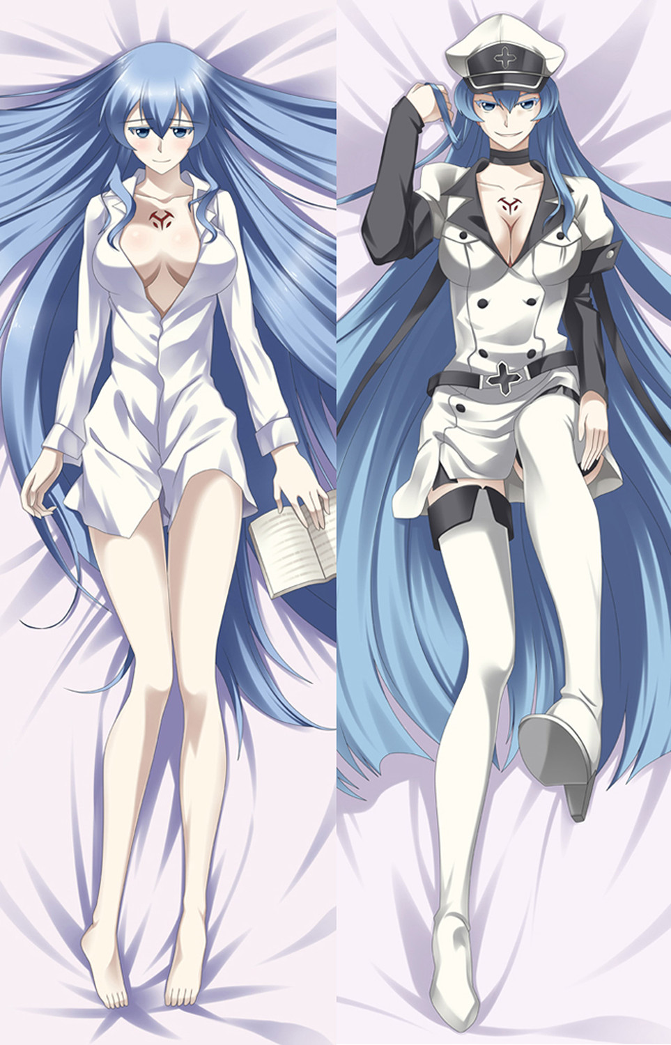 Esdeath (Akame Ga Kill) Dakimakura Body Pillow Cover