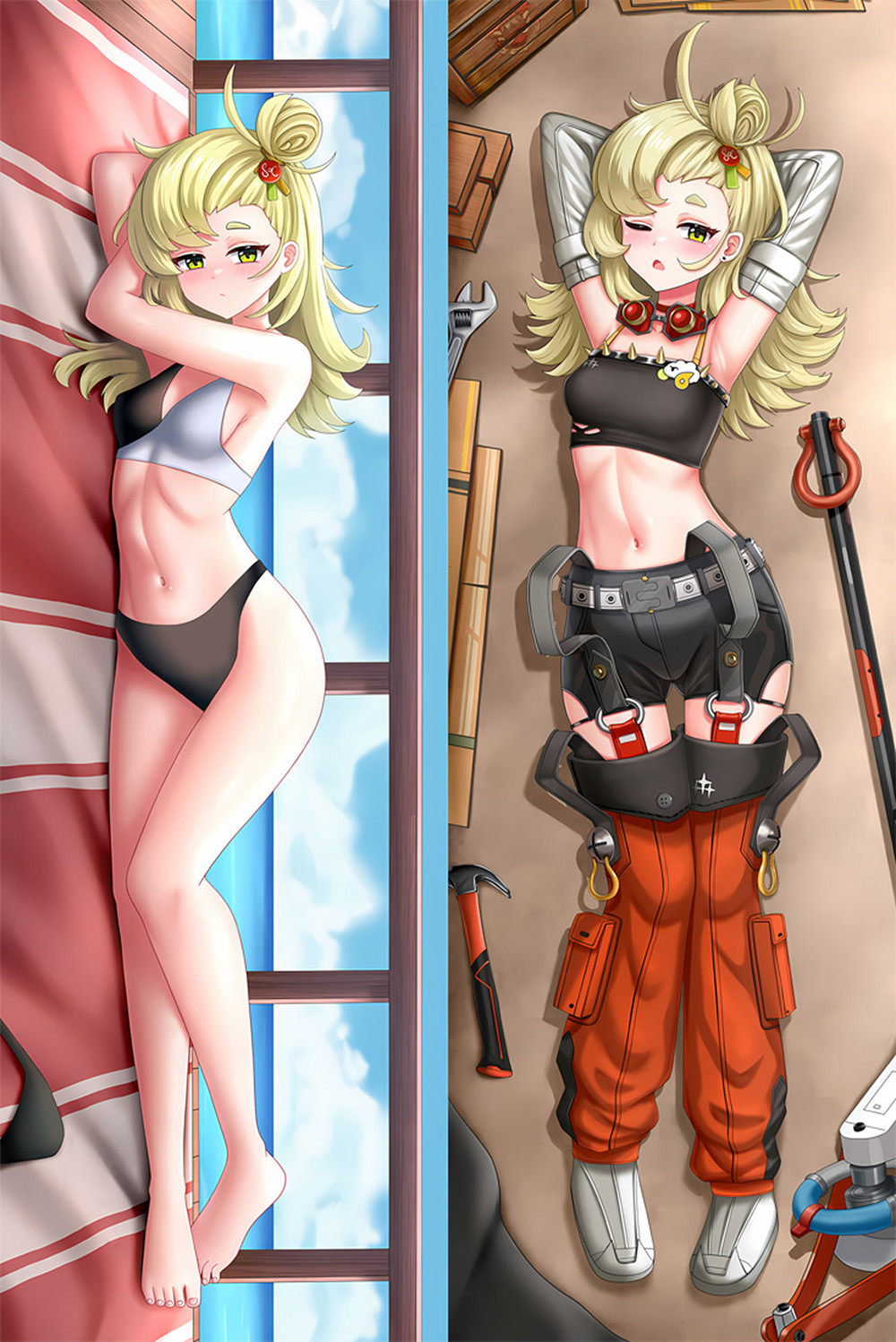 Piper Wheel (Zenless Zone Zero) Dakimakura Body Pillow Cover