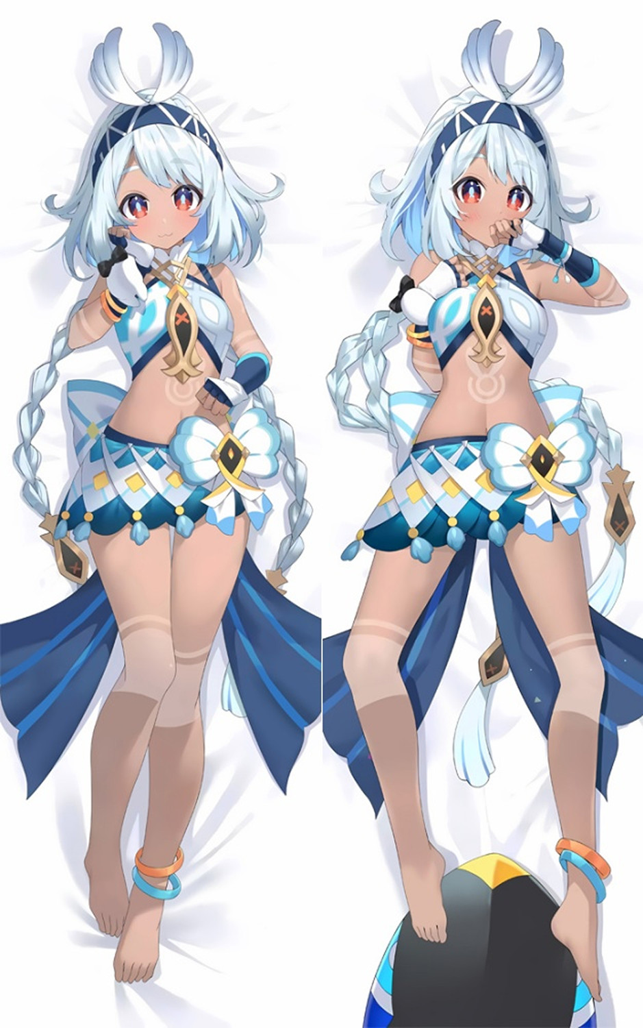 Mualani (Genshin Impact) Dakimakura Body Pillow Cover