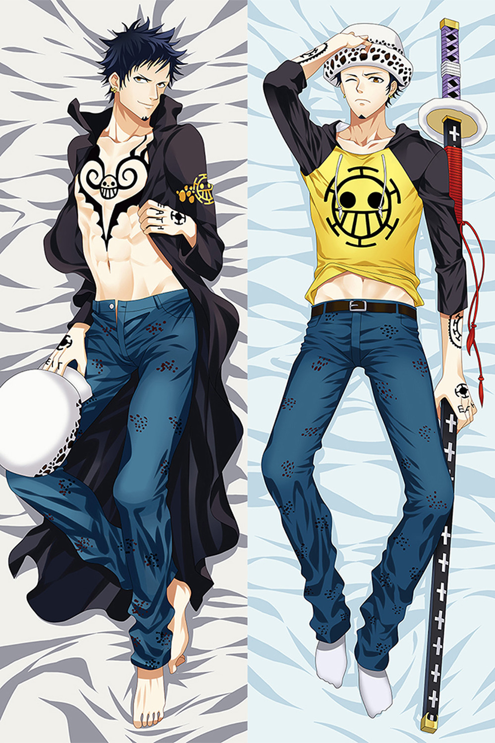 Trafalgar Law (One Piece) Dakimakura Body Pillow Cover