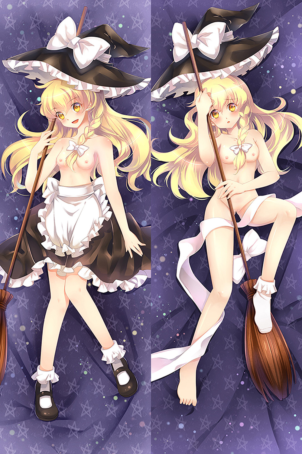 Marisa Kirisame (Touhou Project) 18+ NSFW Dakimakura Body Pillow Cover Uncensored