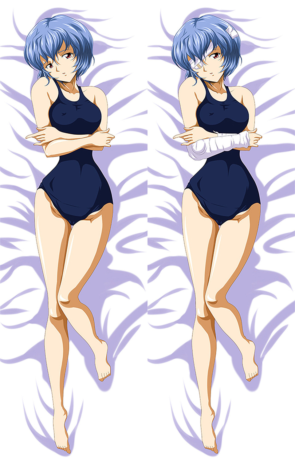 Rei Ayanami (Neon Genesis Evangelion) Dakimakura Body Pillow Cover