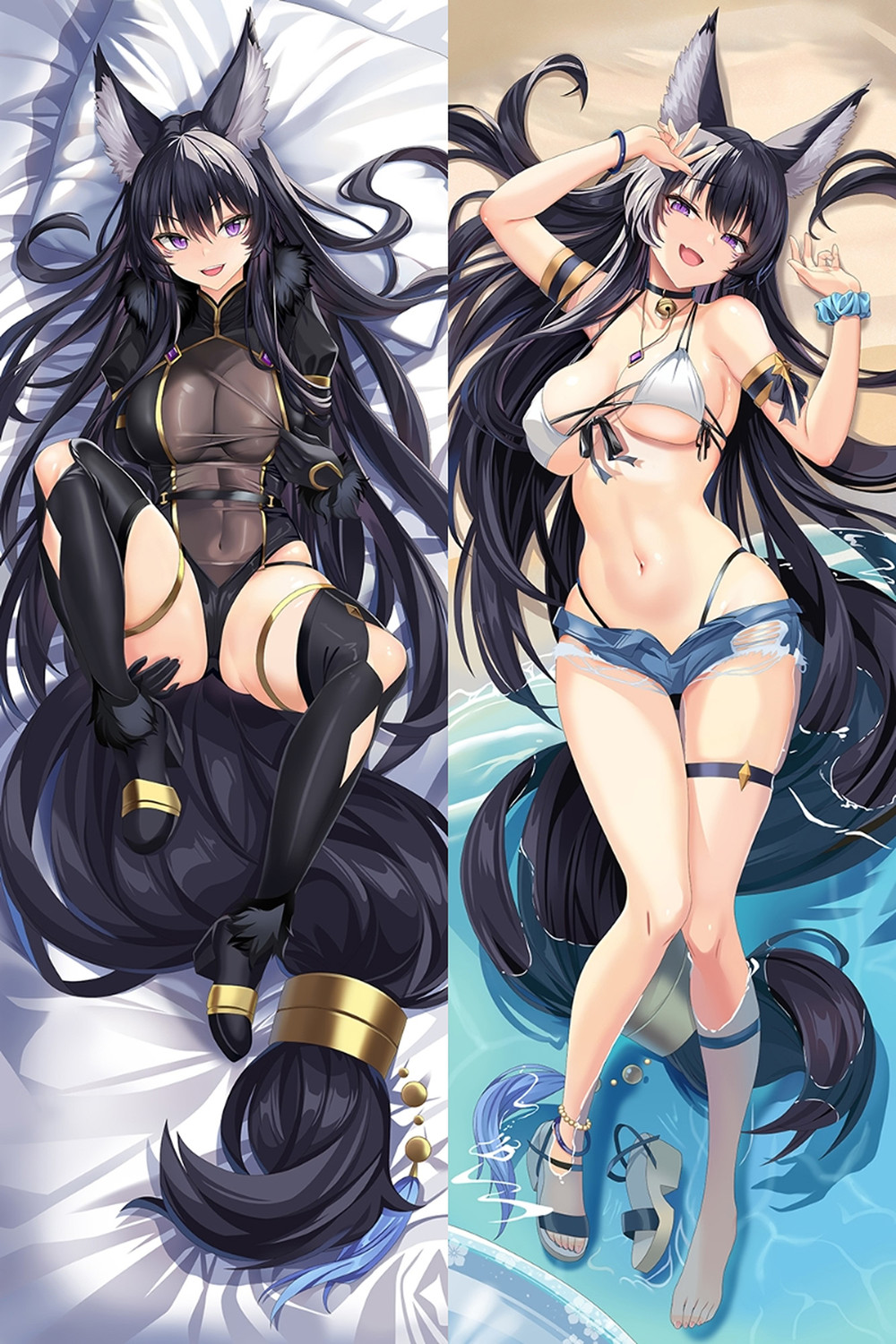 Delta (The Eminence in Shadow) Dakimakura Body Pillow Cover