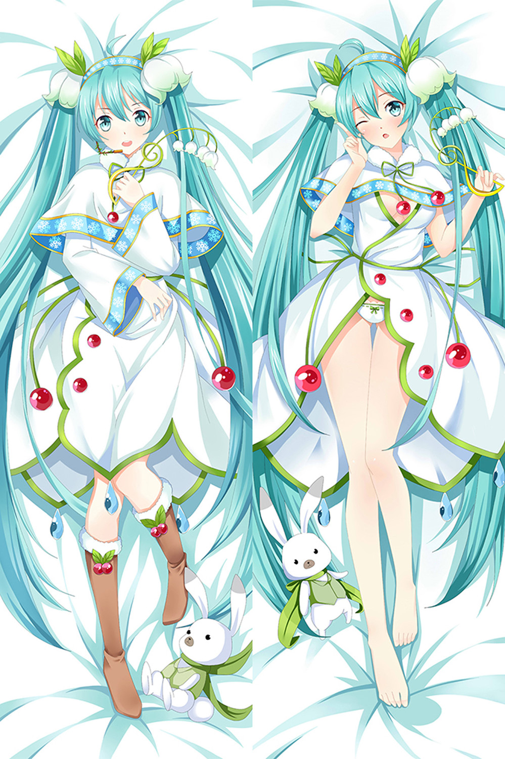 Hatsune Miku (Vocaloid) Dakimakura Body Pillow Cover