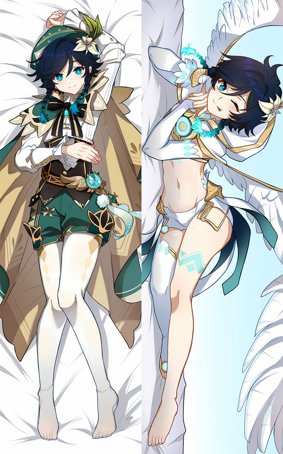 Venti (Genshin Impact) Dakimakura Body Pillow Cover