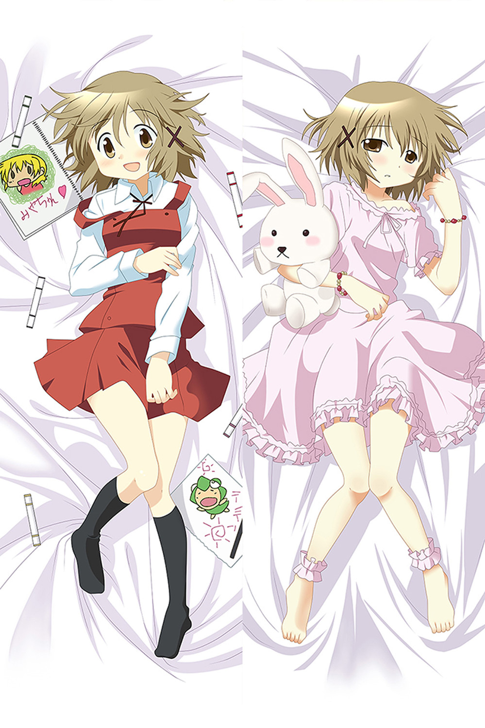 Yuno (Hidamari Sketch) Dakimakura Body Pillow Cover