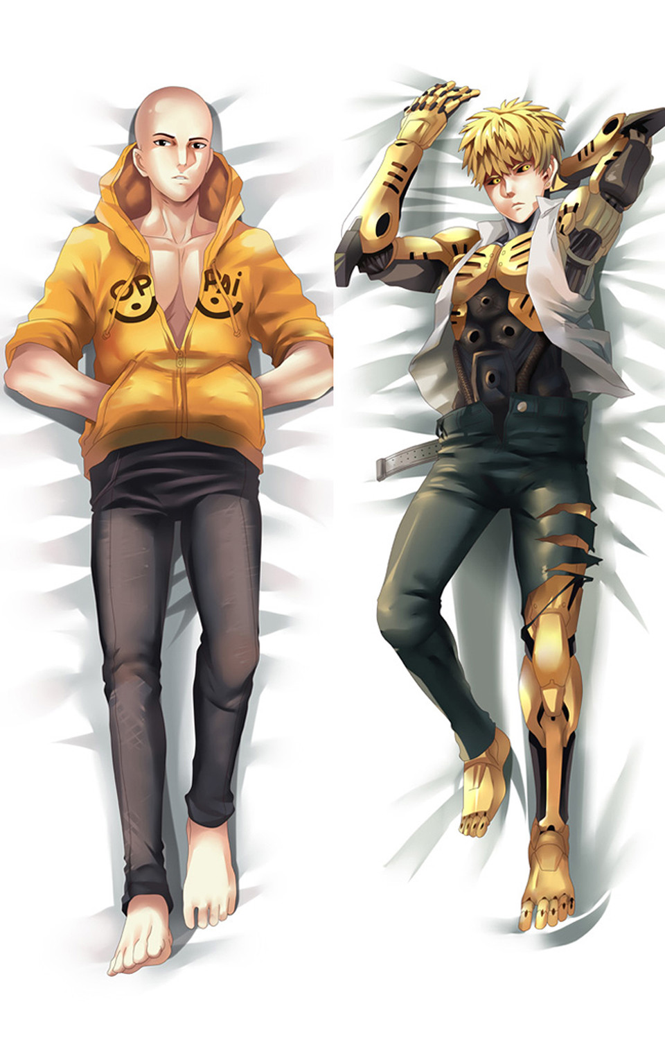 Saitama & Genos (One Punch Man) Dakimakura Body Pillow Cover