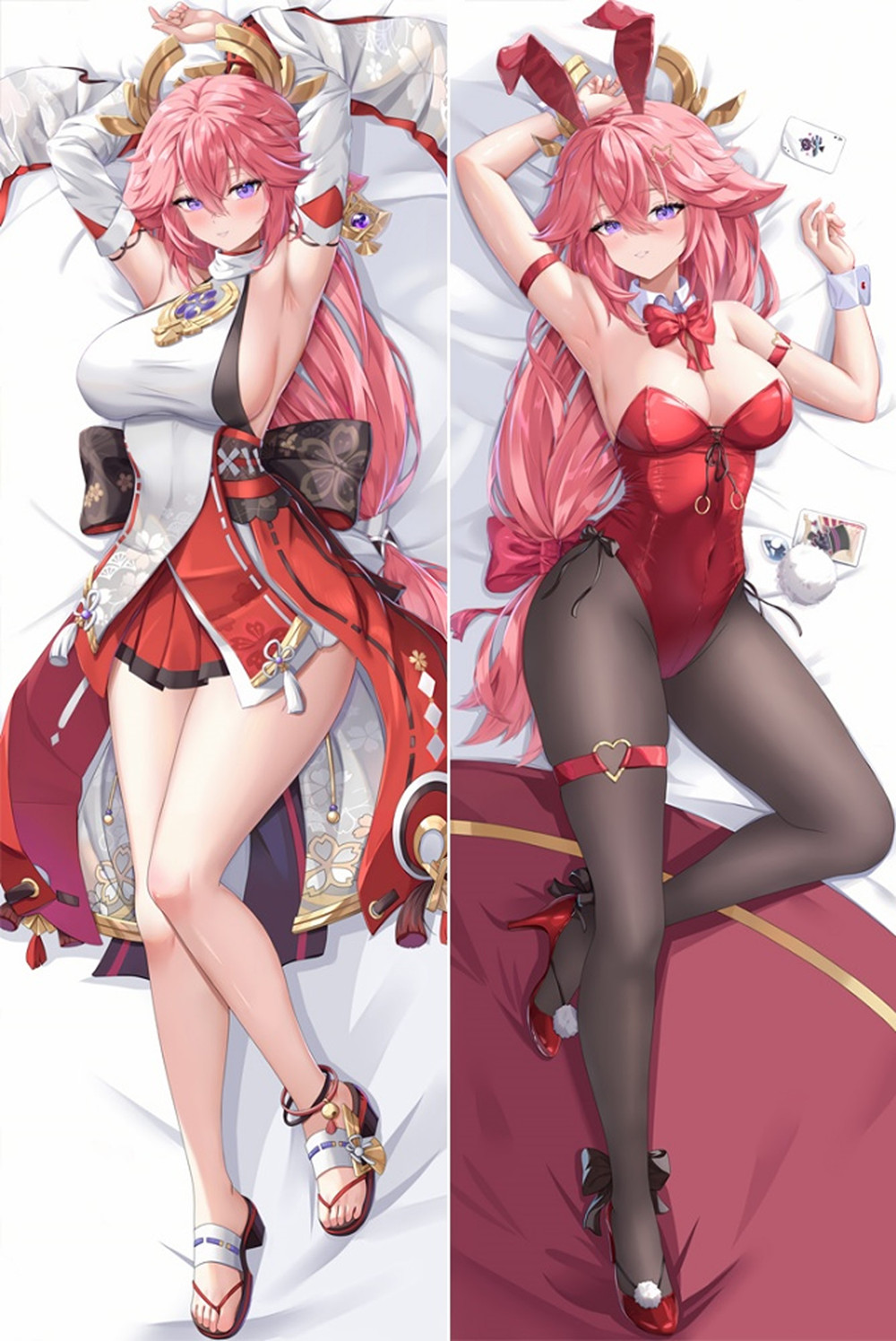 Yae Miko (Genshin Impact) Dakimakura Body Pillow Cover