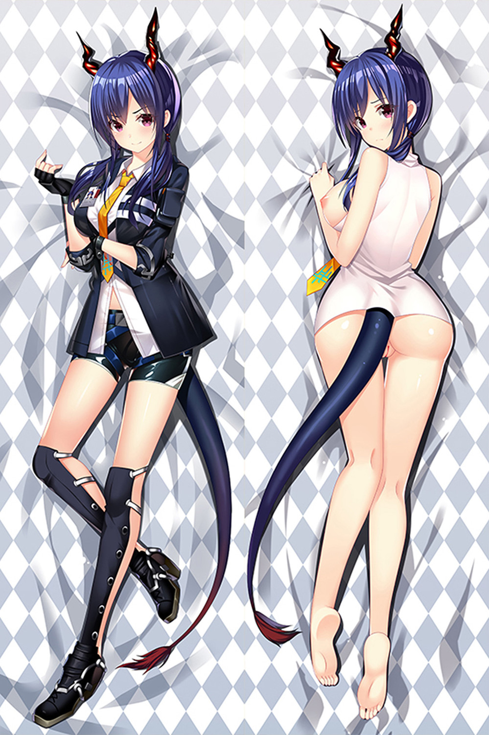 Chen (Arknights) 18+ NSFW Dakimakura Body Pillow Cover Uncensored