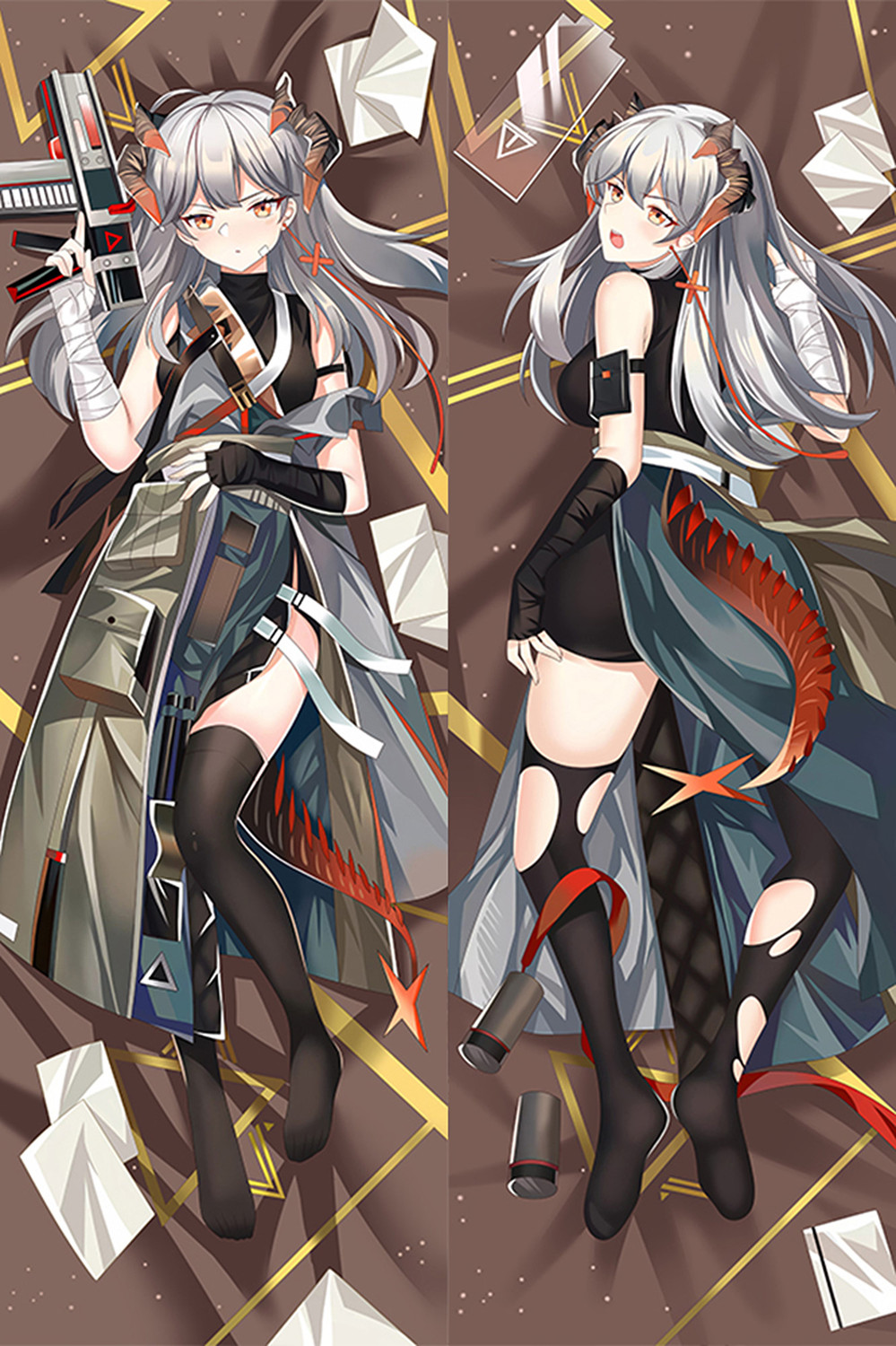 Saria (Arknights) Dakimakura Body Pillow Cover