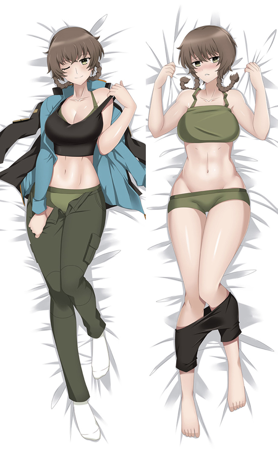 Suzuha Amane (Steins Gate) Dakimakura Body Pillow Cover