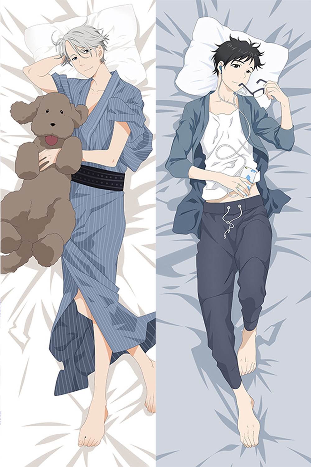 Victor and Katsuki (Yuri on Ice) Dakimakura Body Pillow Cover