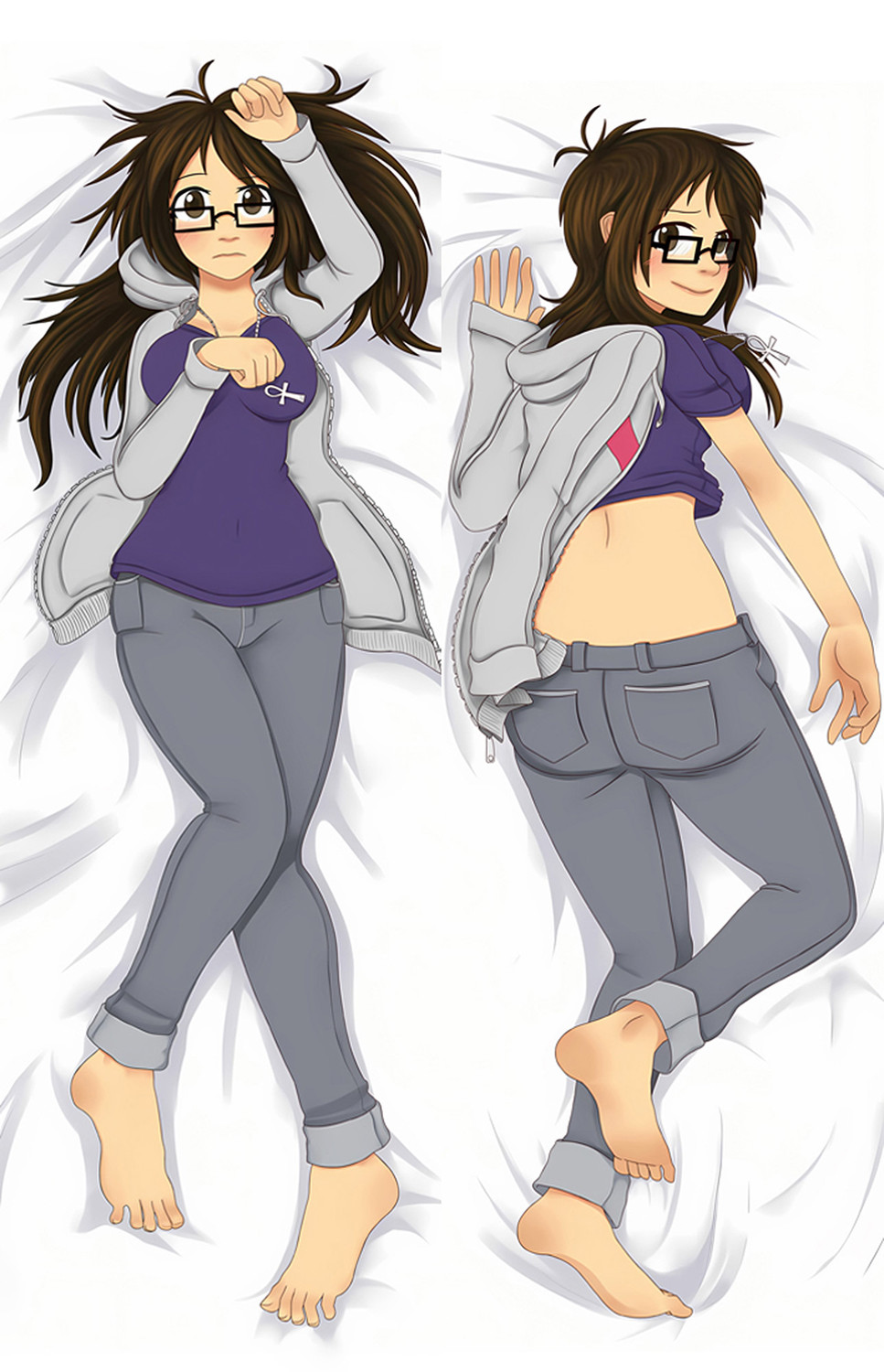 MentalCrash Dakimakura Body Pillow Cover