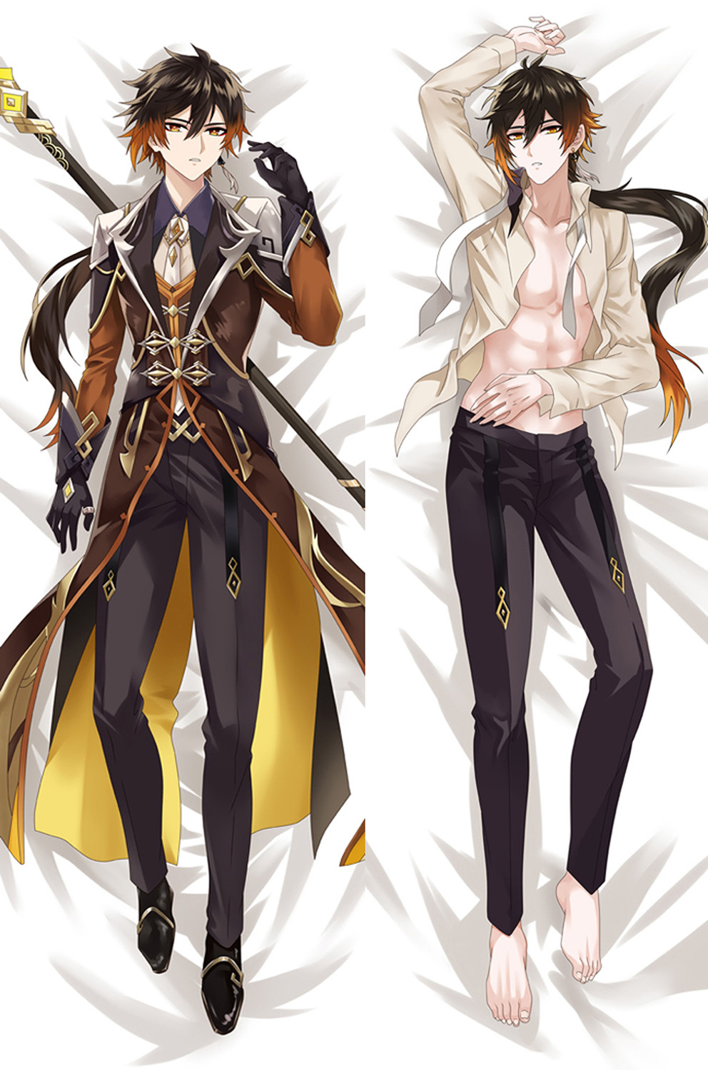 Zhongli (Genshin Impact) Dakimakura Body Pillow Cover