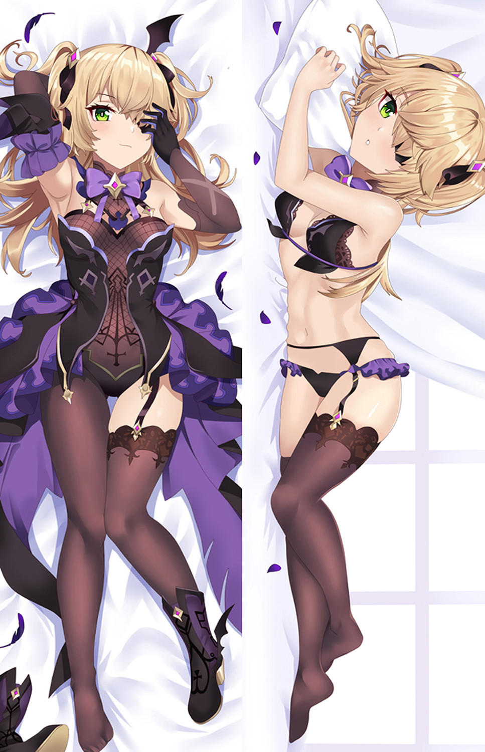 Fischl (Genshin Impact) Dakimakura Body Pillow Cover