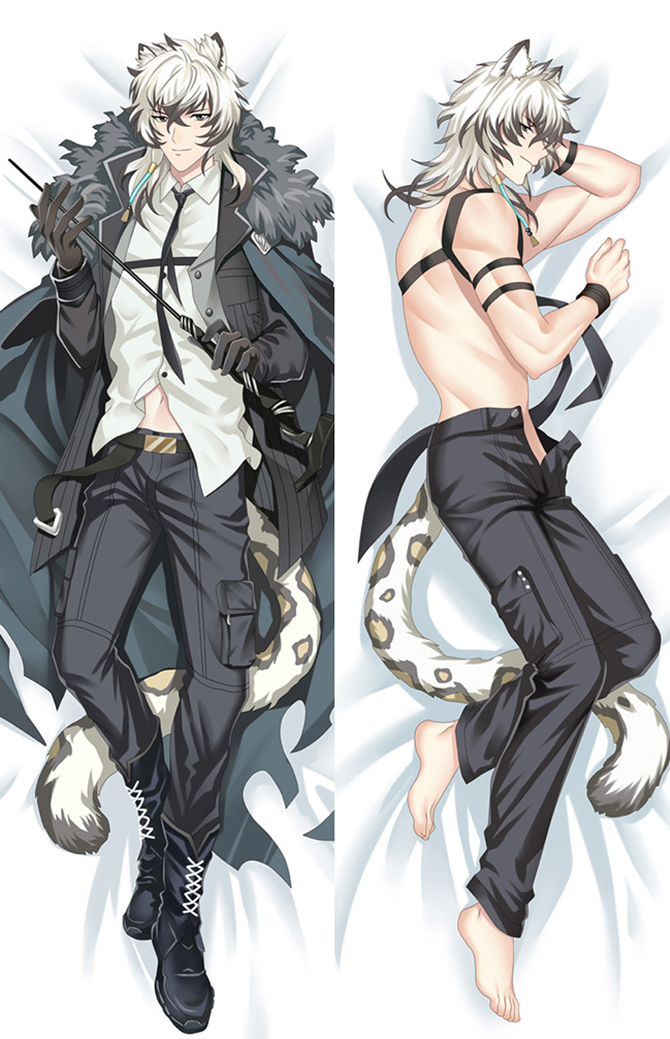 SilverAsh (Arknights) Dakimakura Body Pillow Cover