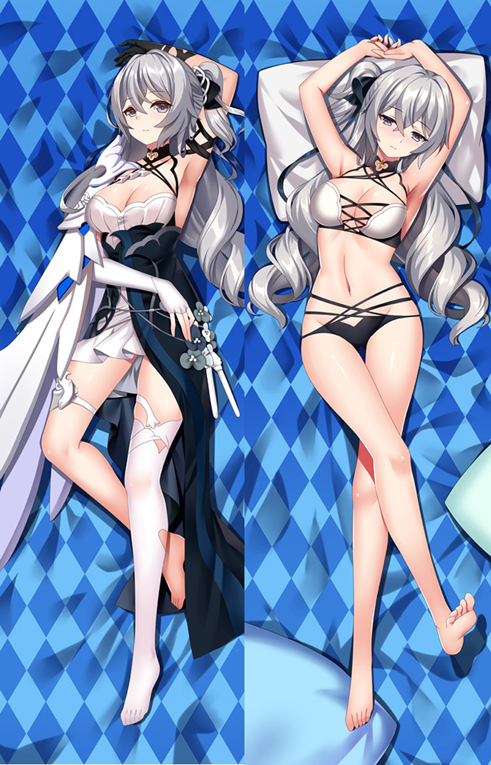 Bronya Zaychik (Honkai Impact) Dakimakura Body Pillow Cover
