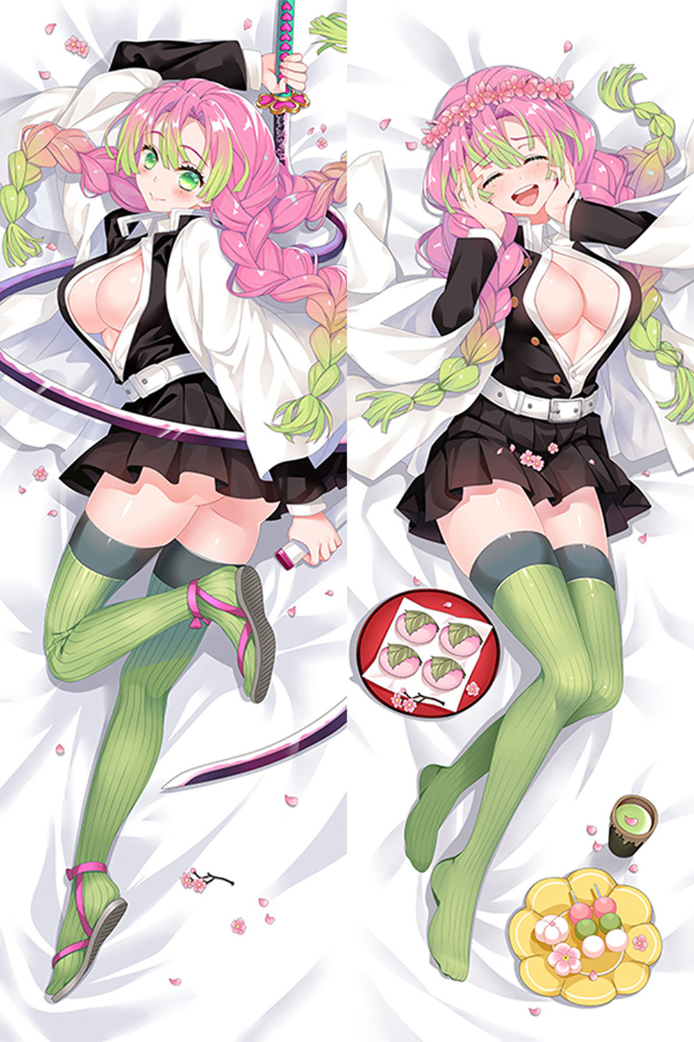 Mitsuri Kanroji (Demon Slayer) Dakimakura Body Pillow Cover