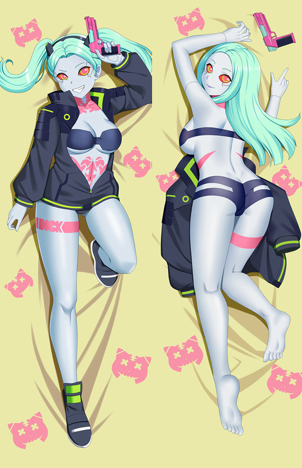 Rebecca (Cyberpunk) Dakimakura Body Pillow Cover