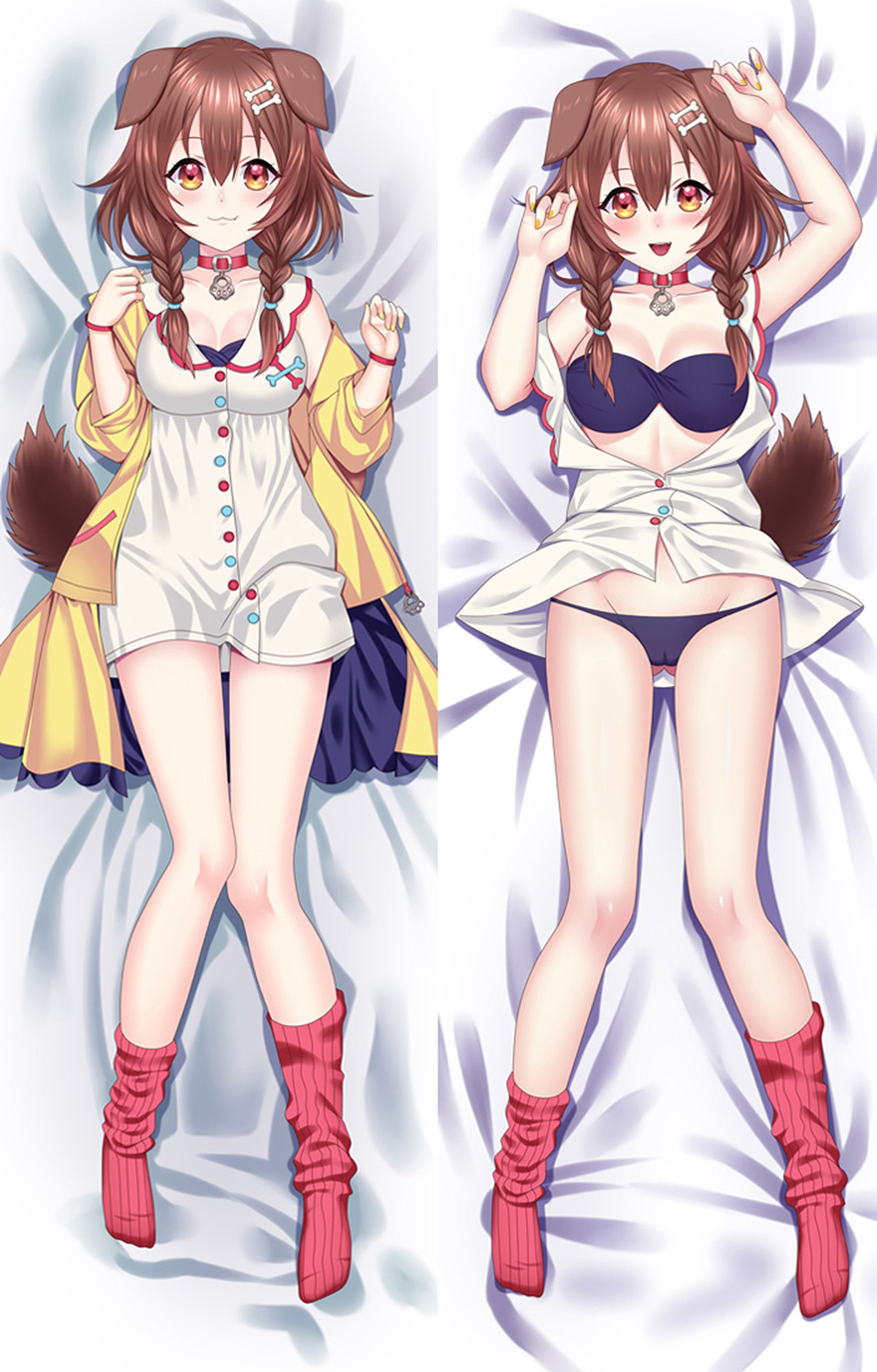 Inugami Korone (Vtuber) Dakimakura Body Pillow Cover