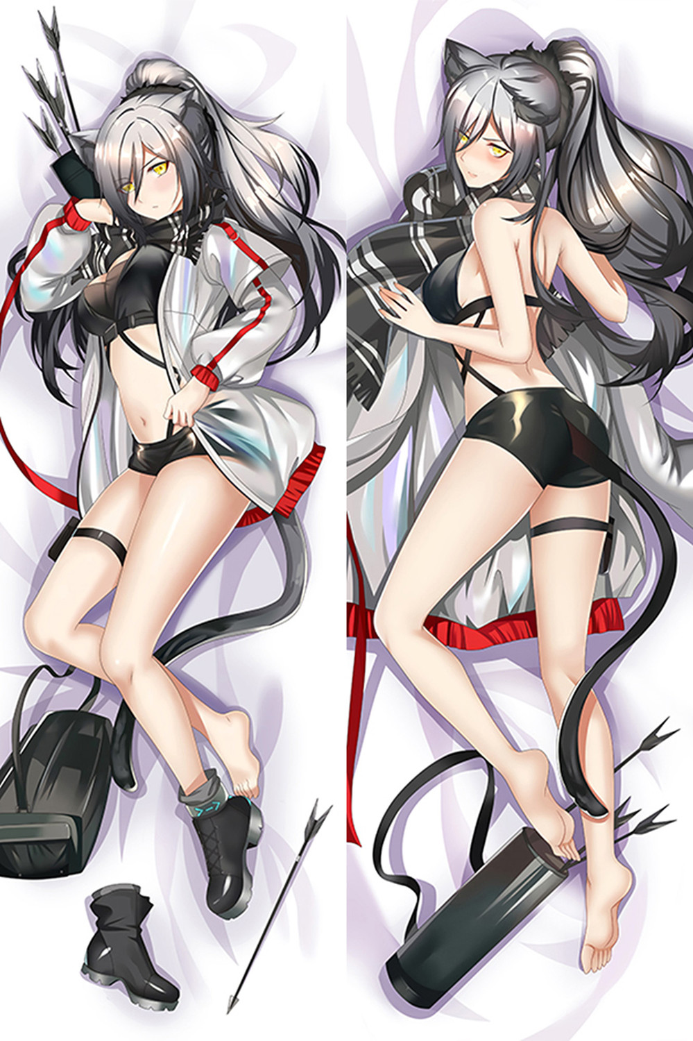 Schwarz (Arknights) Dakimakura Body Pillow Cover