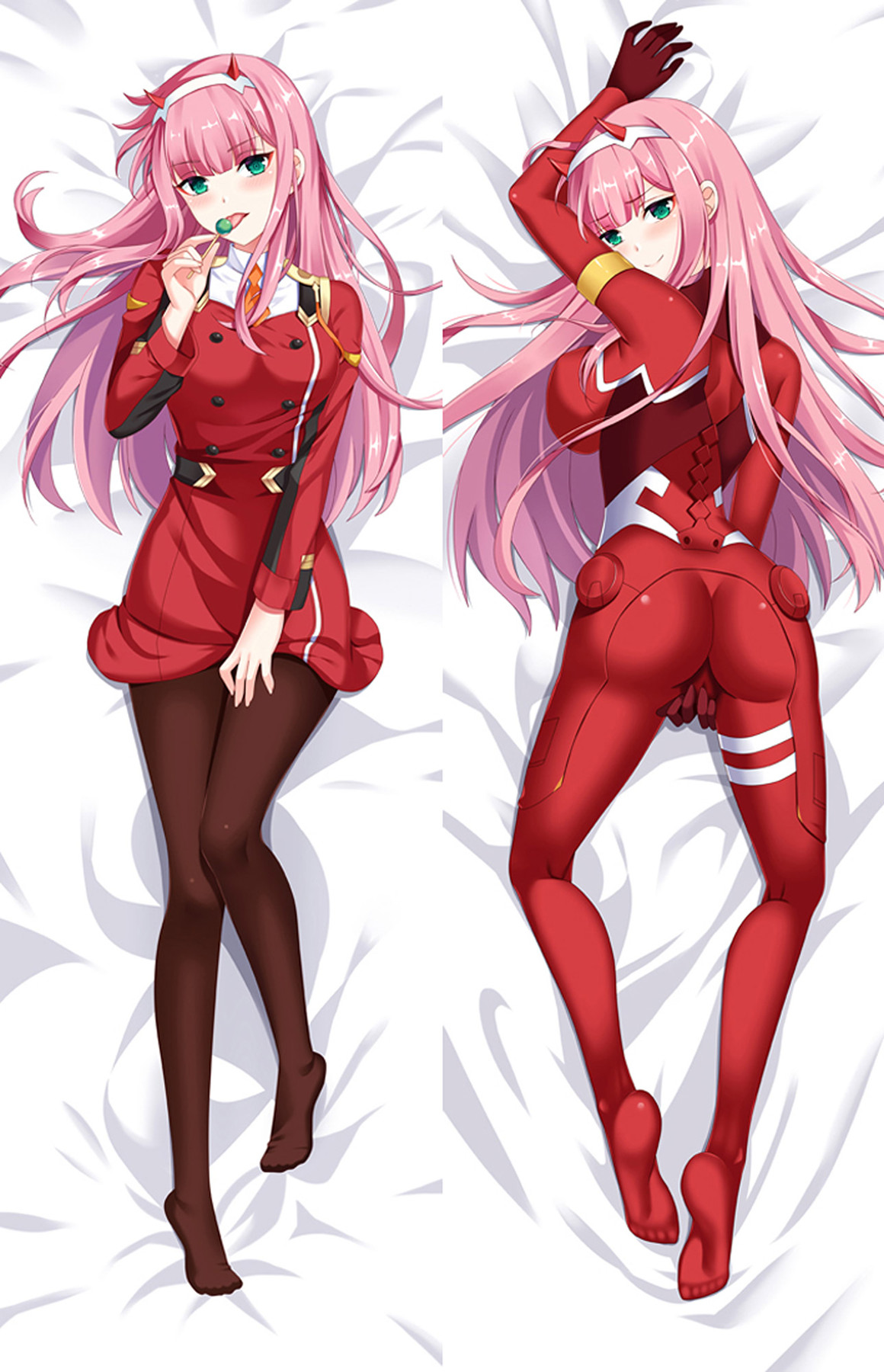 Zero Two Dakimakura Body Pillow Kissenbezug