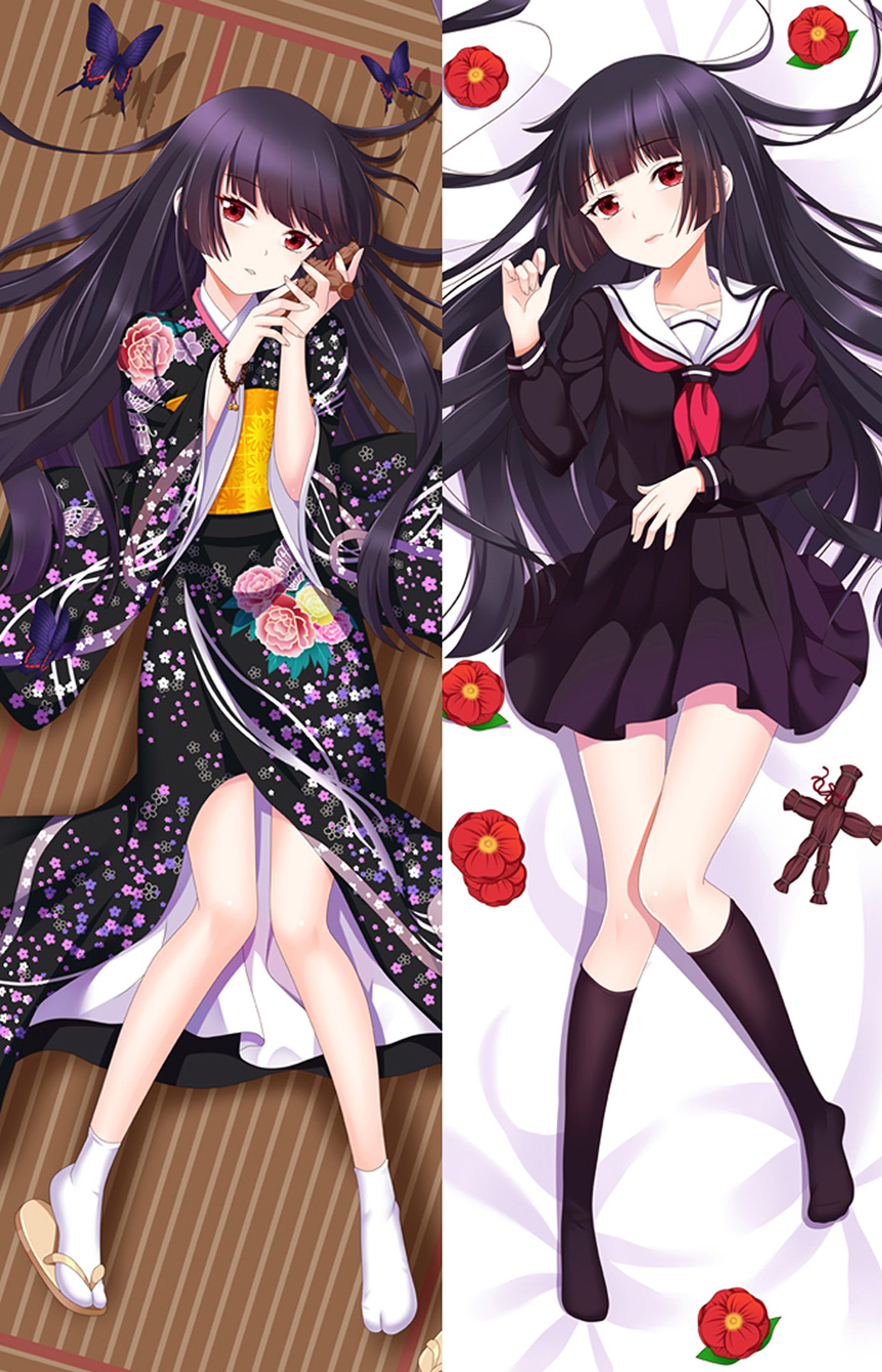 Ai Enma Dakimakura Housse de Coussin Corporel