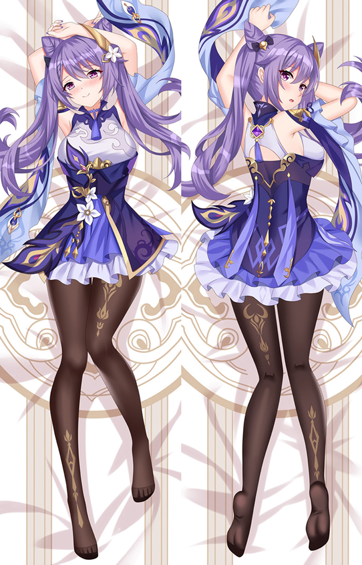 Keqing Dakimakura Body Pillow Kissenbezug