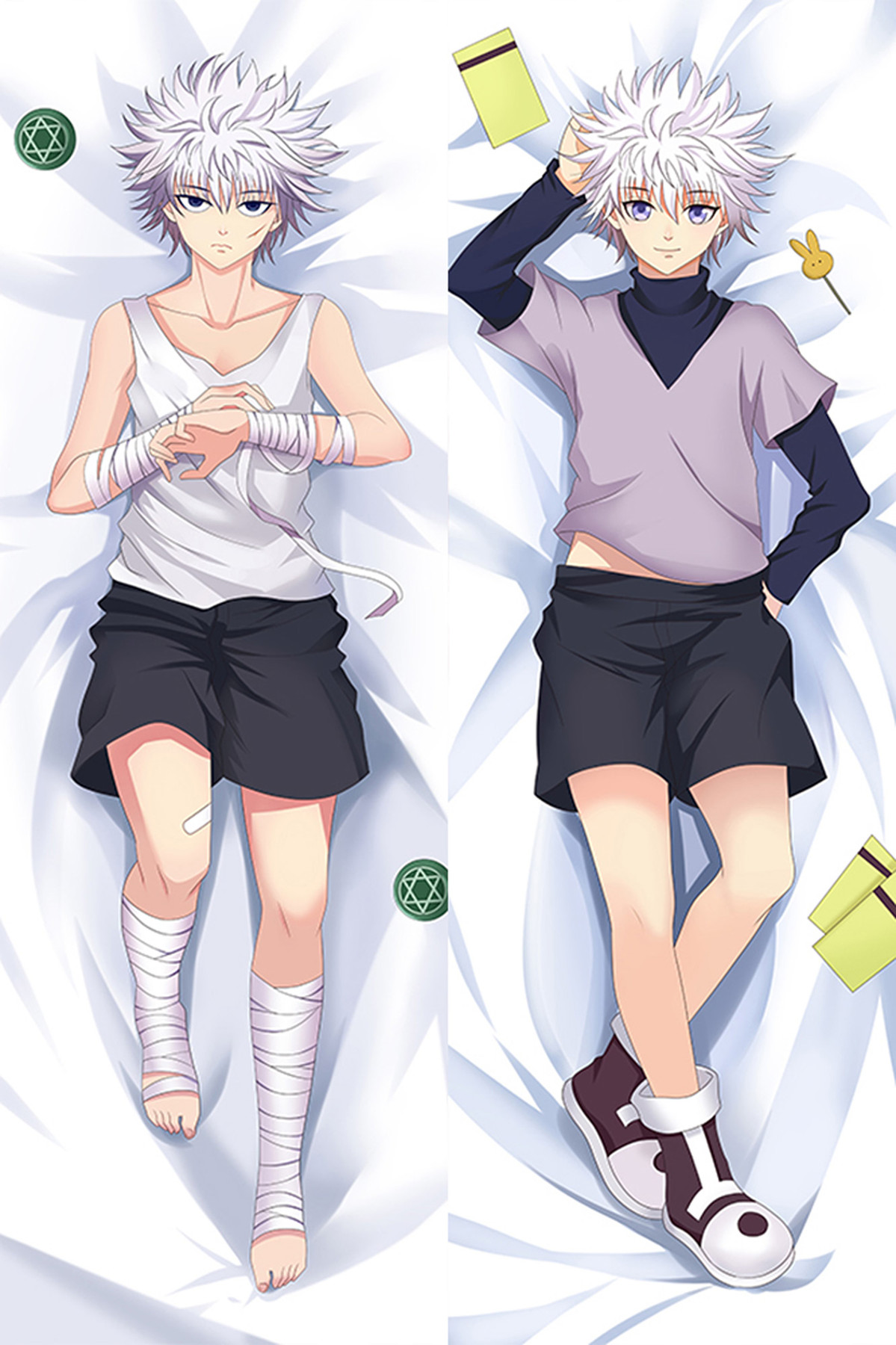 Killua Zoldyck Dakimakura Housse de Coussin Corporel