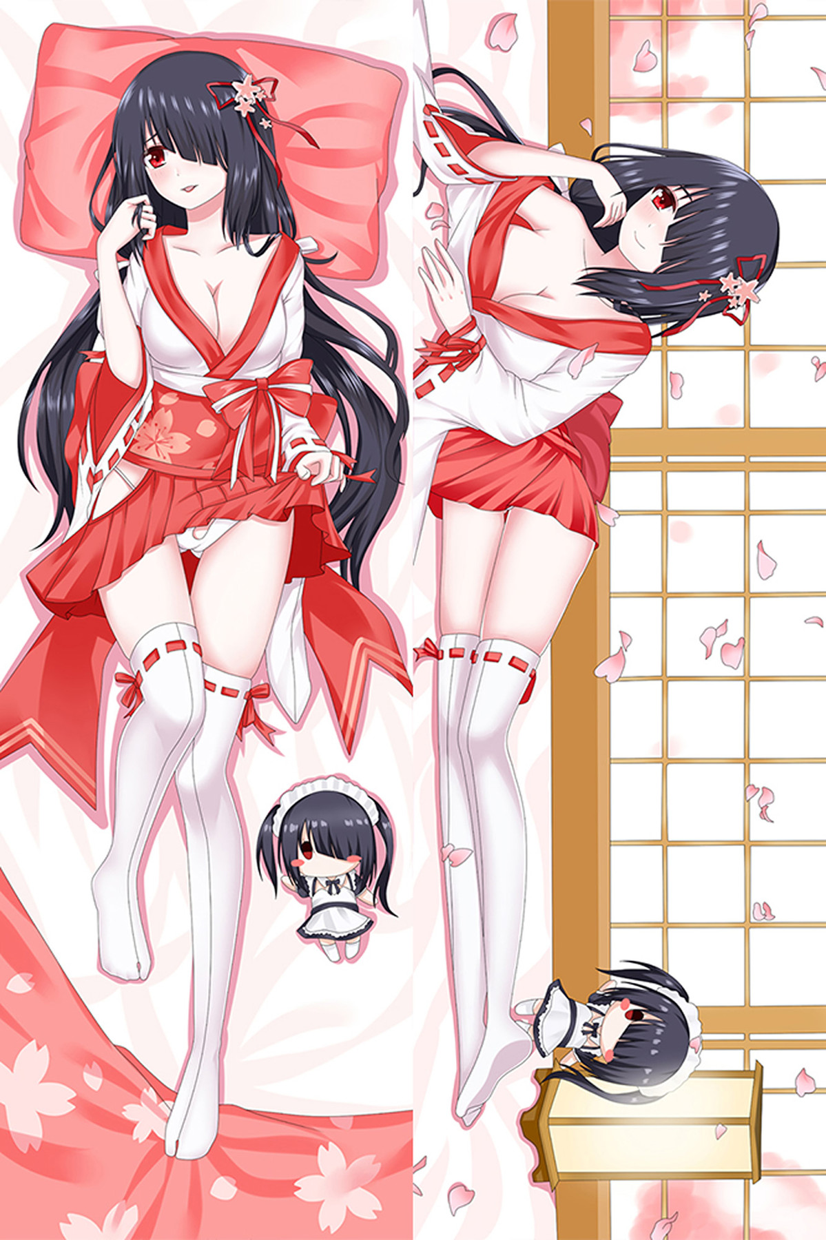 Kurumi Tokisaki Dakimakura Body Pillow Cover