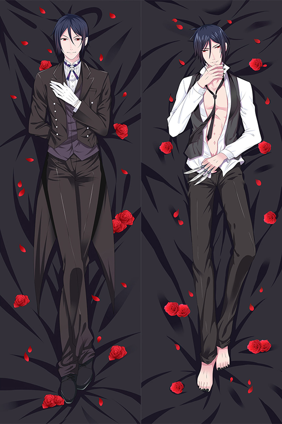 Sebastian Michaelis Dakimakura Body Pillow Cover