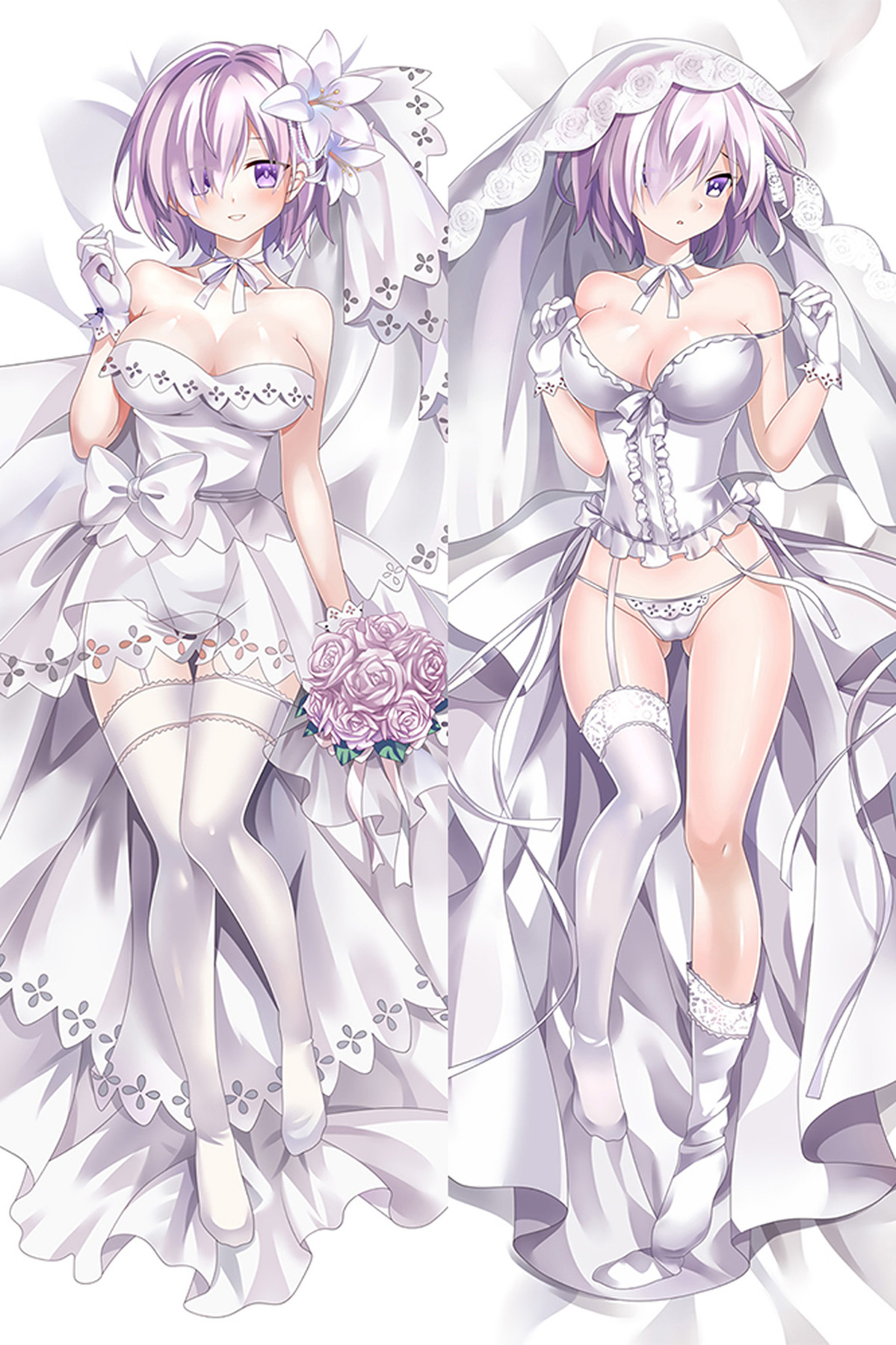 Mash Kyrielight Dakimakura Body Pillow Kissenbezug