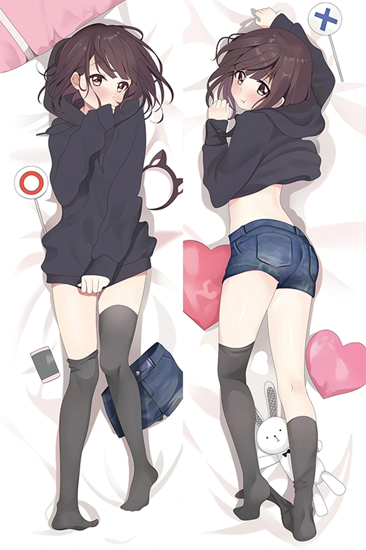 Menhera Kurumi-chan Dakimakura Housse de Coussin Corporel