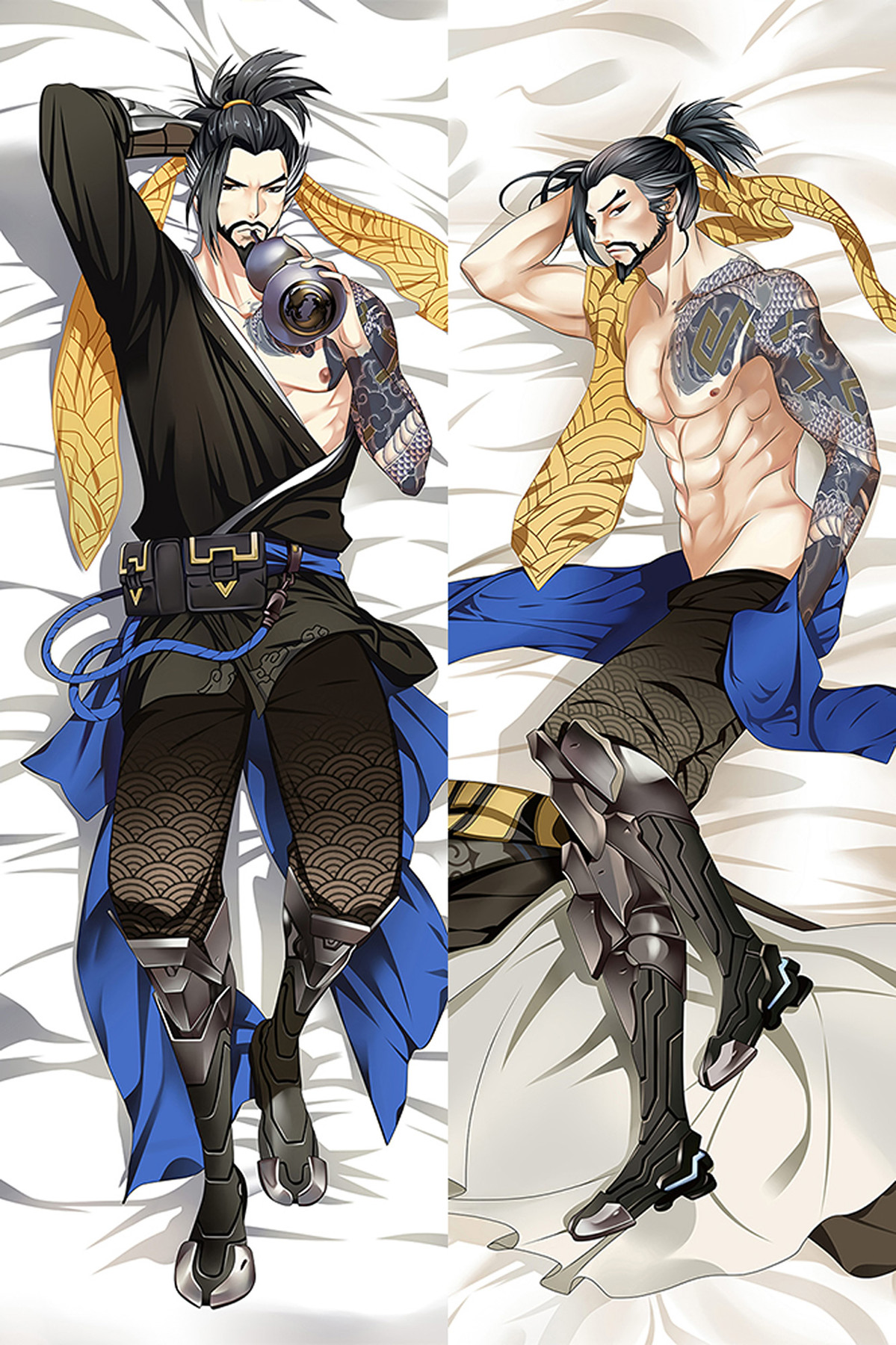 Hanzo Dakimakura Body Pillow Kissenbezug